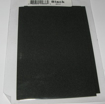 ����� thin fly foam 2 mm black Hareline